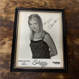 Vintage Framed Sabrina the Teenage Witch Autographed Photo